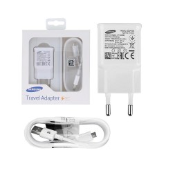 Travel Adapter Samsung Reise-Lader EP-TA20EWEVGWW with Micro Cable 1m White Travel Adapter Samsung Reise-Lader EP-TA20EWEVGWW with Micro Cable 1m White